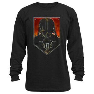 New! Star Wars Vader Foil Goth Heavy Metal Long Sleeve T-Shirt
